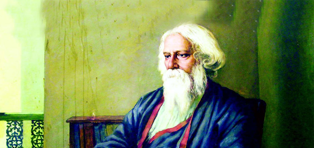 Rabindranath Tagore Where the mind is without fear in Hindi |
