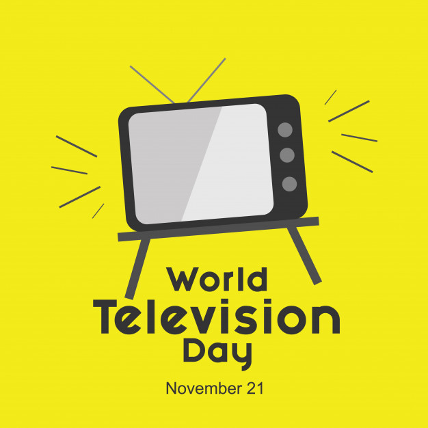 Premium Vector | World television day logo