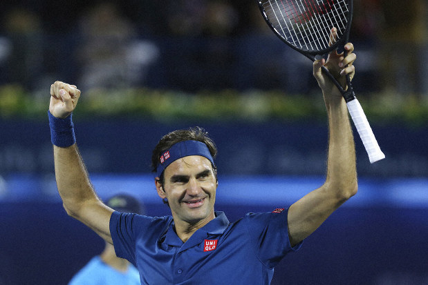 Federer wins Dubai final to join Connors in century club - The ...